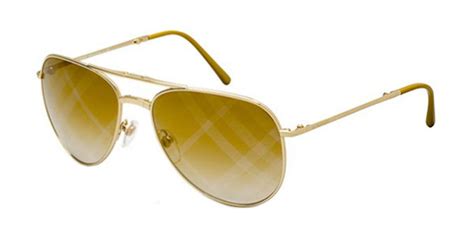 Burberry BE3071 Check 1017B3 Sunglasses in Gold